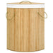 Coș de rufe din bambus de colț, 60 L - WALTI WALTI