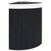 Coș de rufe din bambus de colț, negru, 60 L - WALTI WALTI