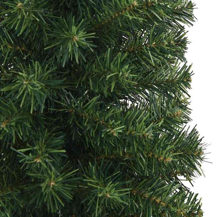 Pom de Crăciun artificial subțire cu suport verde 240 cm PVC - WALTI WALTI