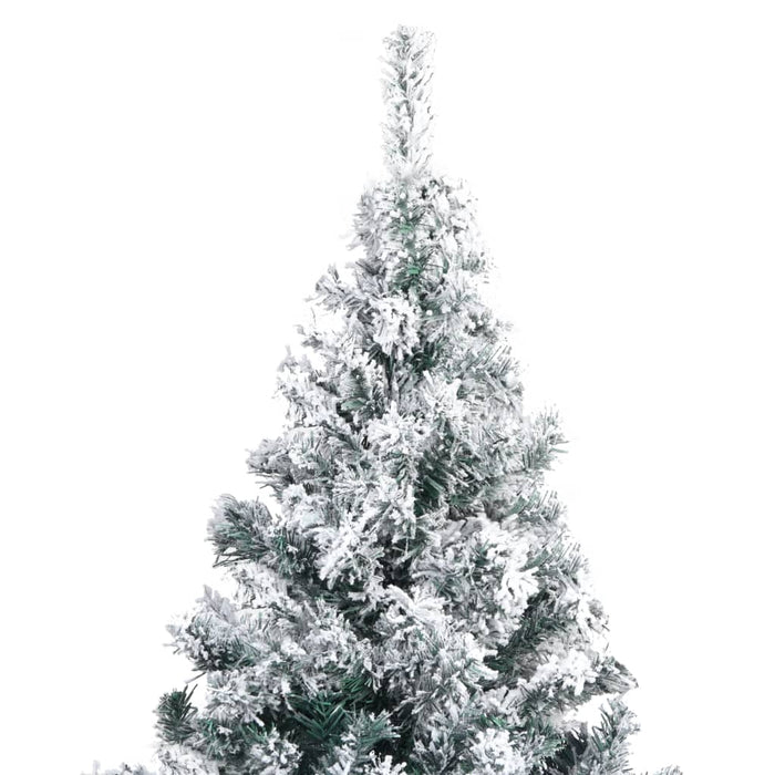Pom de Crăciun artificial cu zăpadă, verde, 240 cm, PVC - WALTI WALTI