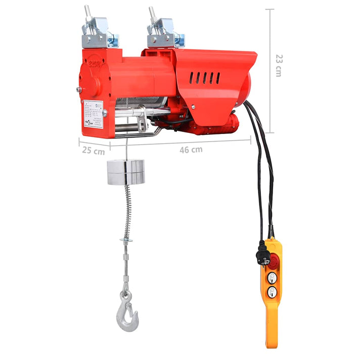 Palan electric de viteză mare 300/600 kg 1300 W - WALTI WALTI