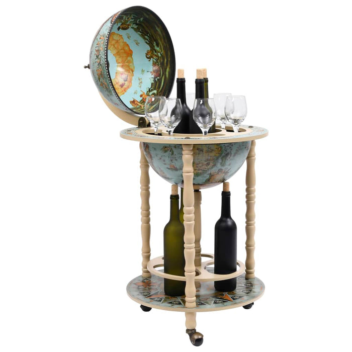 Bar tip glob pământesc suport sticle de vin, albastru, eucalipt - WALTI WALTI