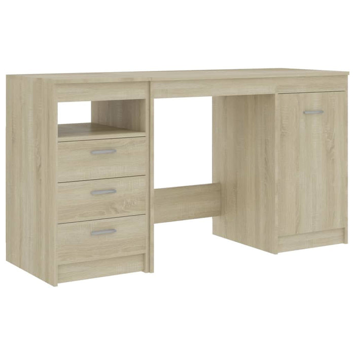 Birou, stejar Sonoma, 140 x 50 x 76 cm, lemn prelucrat - WALTI WALTI