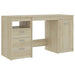 Birou, stejar Sonoma, 140 x 50 x 76 cm, lemn prelucrat - WALTI WALTI