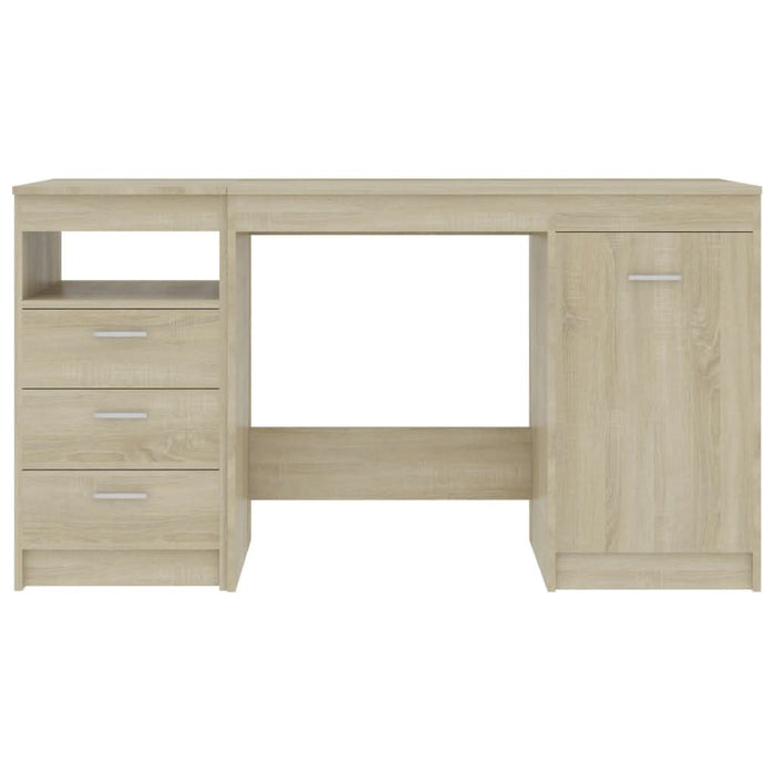 Birou, stejar Sonoma, 140 x 50 x 76 cm, lemn prelucrat - WALTI WALTI