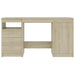 Birou, stejar Sonoma, 140 x 50 x 76 cm, lemn prelucrat - WALTI WALTI