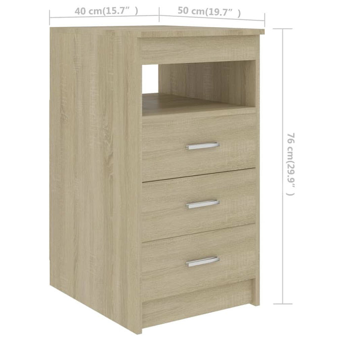 Birou, stejar Sonoma, 140 x 50 x 76 cm, lemn prelucrat - WALTI WALTI