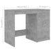 Birou, gri beton, 140 x 50 x 76 cm, lemn prelucrat - WALTI WALTI