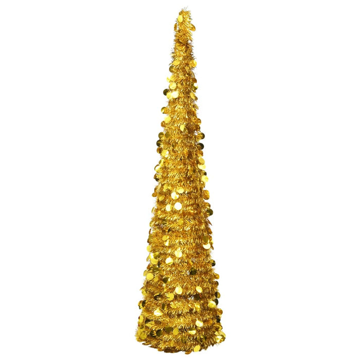 Brad de Crăciun artificial tip pop-up, auriu, 180 cm, PET WALTI