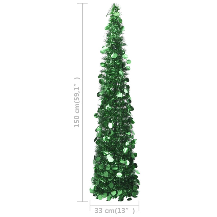 Brad de Crăciun artificial tip pop-up, verde, 150 cm, PET - WALTI WALTI