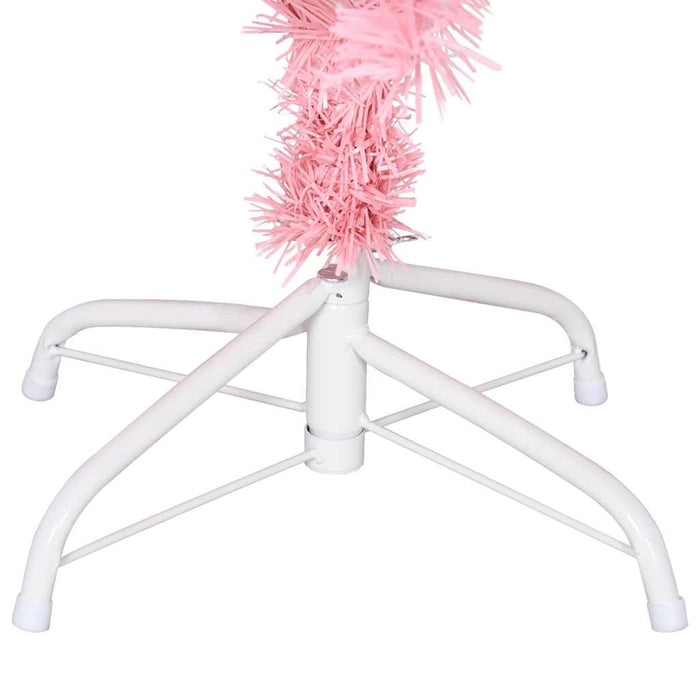 Pom de Crăciun artificial cu suport, roz, 150 cm, PVC - WALTI WALTI