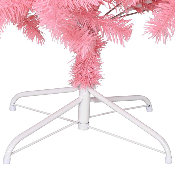 Pom de Crăciun artificial cu suport, roz, 210 cm, PVC - WALTI WALTI