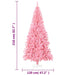 Pom de Crăciun artificial cu suport, roz, 210 cm, PVC - WALTI WALTI