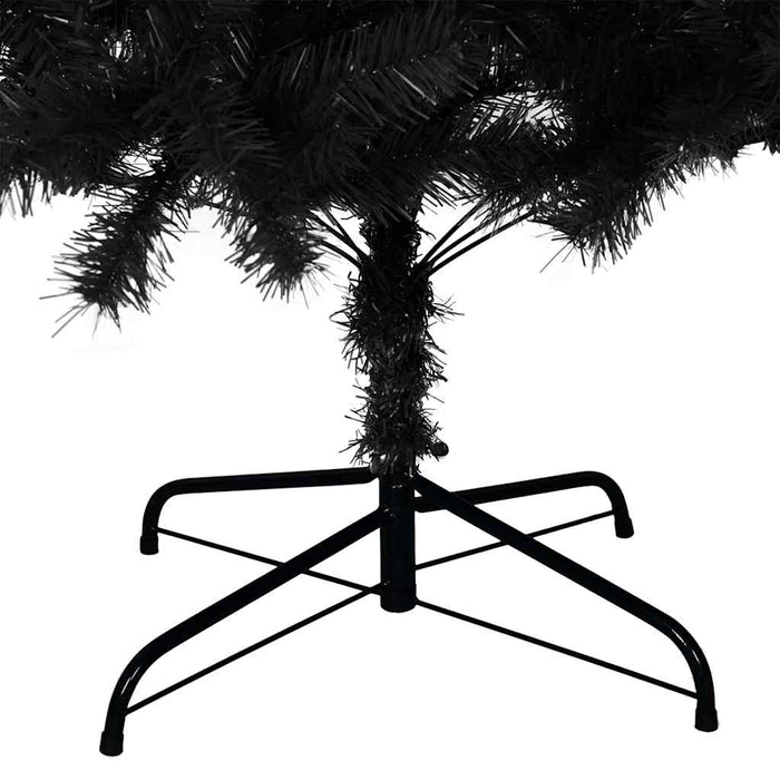 Pom de Crăciun artificial cu suport, negru, 180 cm, PVC - WALTI WALTI