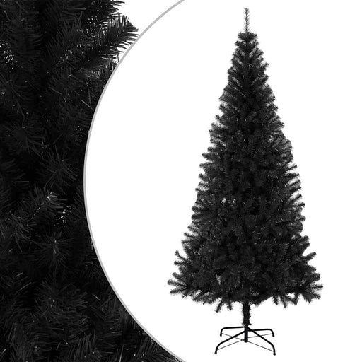Pom de Crăciun artificial cu suport, negru, 210 cm, PVC - WALTI WALTI