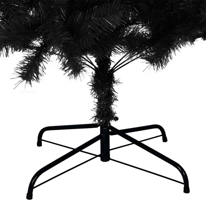Pom de Crăciun artificial cu suport, negru, 210 cm, PVC - WALTI WALTI