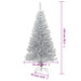 Pom de Crăciun artificial cu suport, argintiu, 150 cm, PET - WALTI WALTI