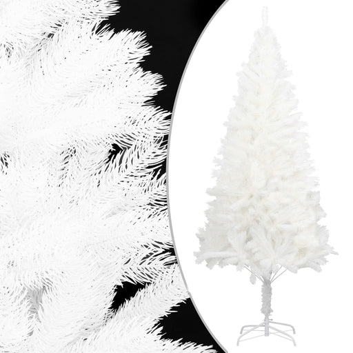 Brad de Crăciun artificial, ace cu aspect natural, alb, 150 cm - WALTI WALTI