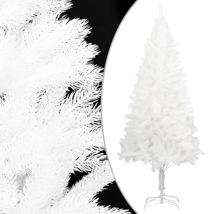 Brad de Crăciun artificial, ace cu aspect natural, alb, 150 cm - WALTI WALTI