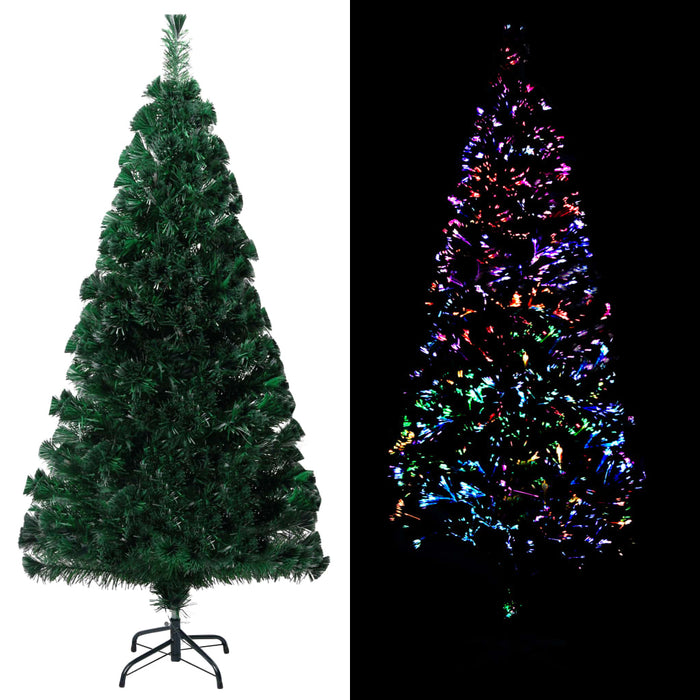 Pom de Crăciun artificial cu suport, verde, 120cm, fibră optică - WALTI WALTI