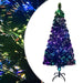 Pom de Crăciun artificial cu suport, verde, 240cm, fibră optică - WALTI WALTI