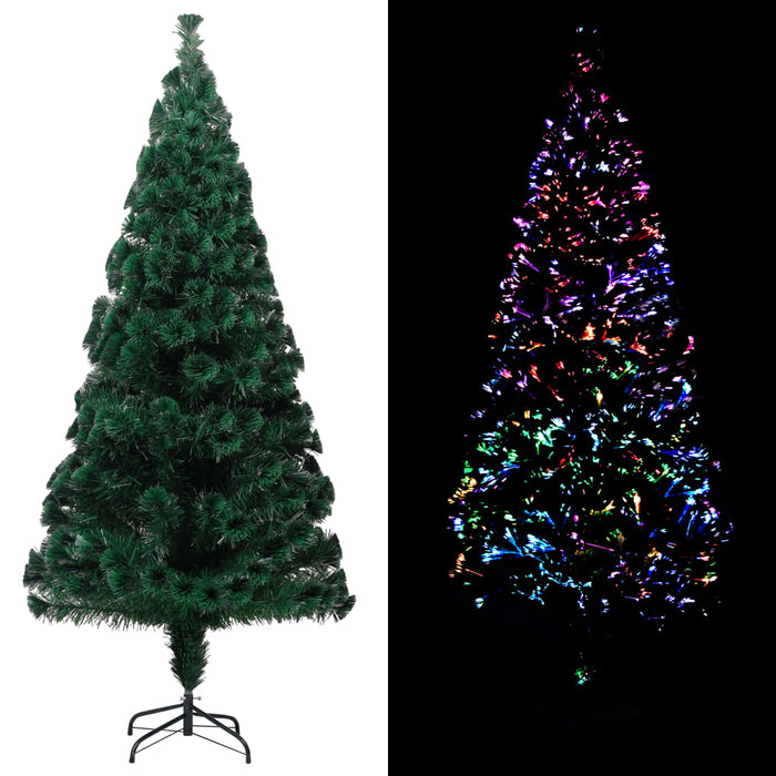 Pom de Crăciun artificial cu suport, verde, 240cm, fibră optică - WALTI WALTI
