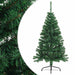 Jumătate pom Crăciun artificial cu suport, verde, 150 cm, PVC - WALTI WALTI