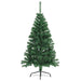 Jumătate pom Crăciun artificial cu suport, verde, 150 cm, PVC - WALTI WALTI
