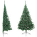 Jumătate pom Crăciun artificial cu suport, verde, 180 cm, PVC - WALTI WALTI