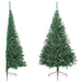 Jumătate pom Crăciun artificial cu suport, verde, 210 cm, PVC - WALTI WALTI