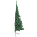Jumătate pom Crăciun artificial cu suport, verde, 210 cm, PVC - WALTI WALTI