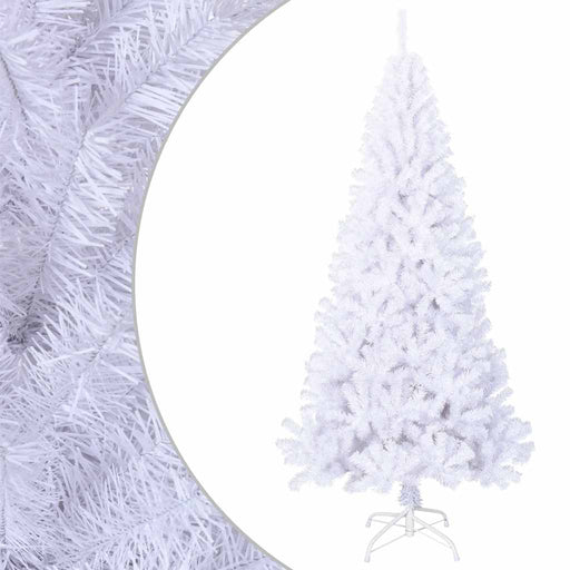 Pom de Crăciun artificial cu ramuri groase, alb, 210 cm, PVC - WALTI WALTI
