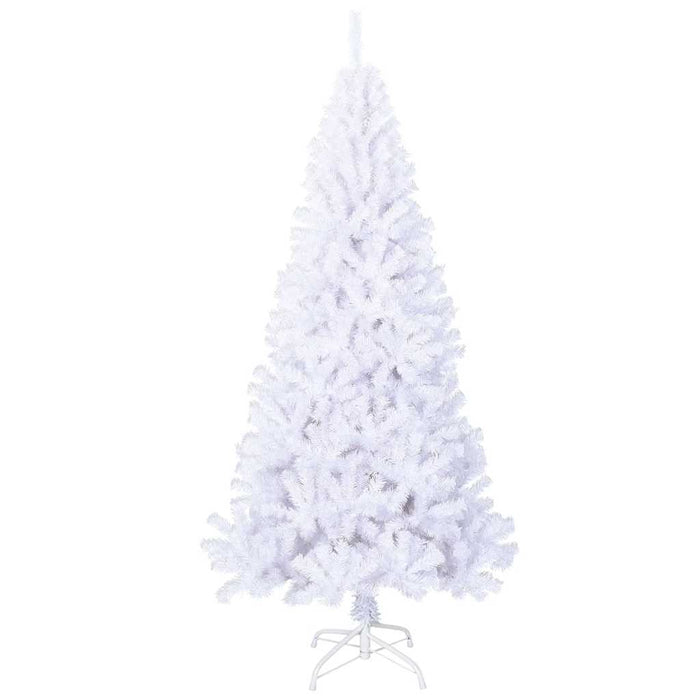 Pom de Crăciun artificial cu ramuri groase, alb, 210 cm, PVC - WALTI WALTI