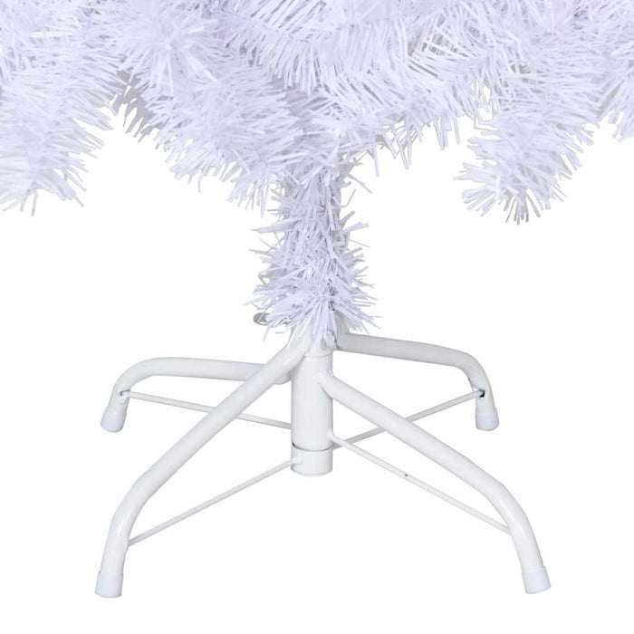 Pom de Crăciun artificial cu ramuri groase, alb, 210 cm, PVC - WALTI WALTI