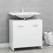 Dulap de baie, alb, 60x33x61 cm, lemn prelucrat - WALTI WALTI