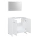 Set de mobilier de baie, alb, lemn prelucrat - WALTI WALTI
