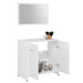 Set de mobilier de baie, alb, lemn prelucrat - WALTI WALTI