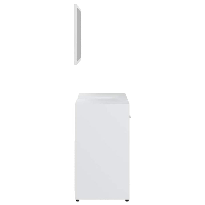 Set de mobilier de baie, alb, lemn prelucrat - WALTI WALTI