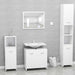Set de mobilier de baie, alb, lemn prelucrat - WALTI WALTI