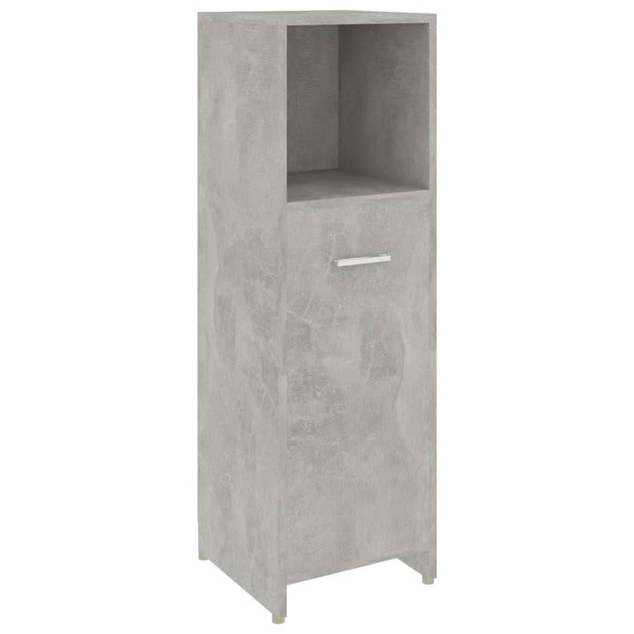 Dulap de baie, gri beton, 30 x 30 x 95 cm, lemn prelucrat - WALTI WALTI