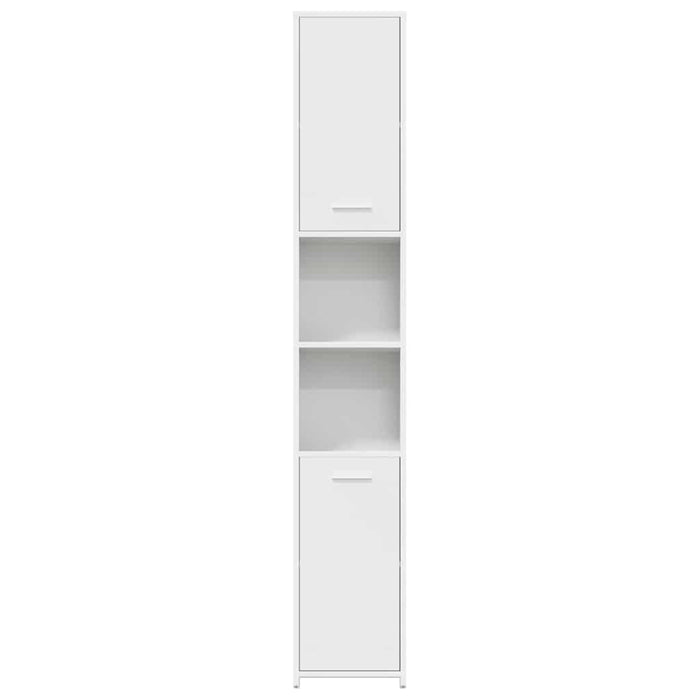 Dulap de baie, alb, 30x30x183,5 cm, lemn prelucrat - WALTI WALTI