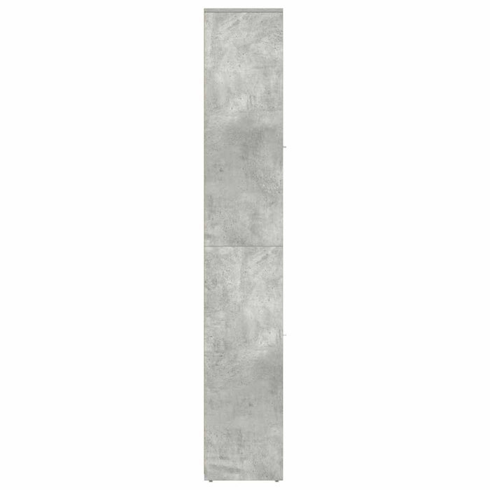 Dulap de baie, gri beton, 30x30x183,5 cm, lemn prelucrat WALTI