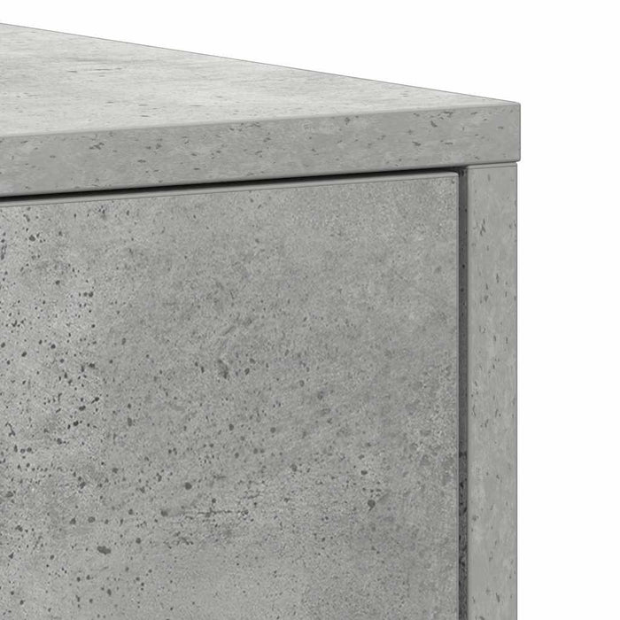 Dulap de baie, gri beton, 30x30x183,5 cm, lemn prelucrat WALTI