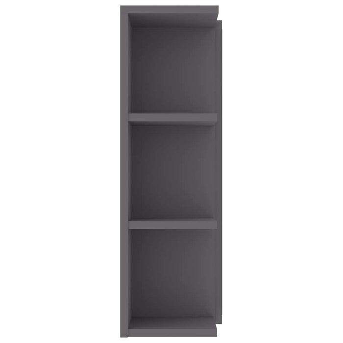 | Dulap cu oglindă | cu raft Gri 80 x 20,5 x 64 cm Lemn compozit WALTI