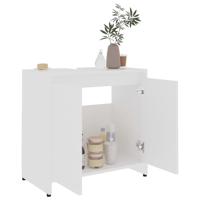 Dulap de baie, alb, 60x33x61 cm, lemn prelucrat - WALTI WALTI