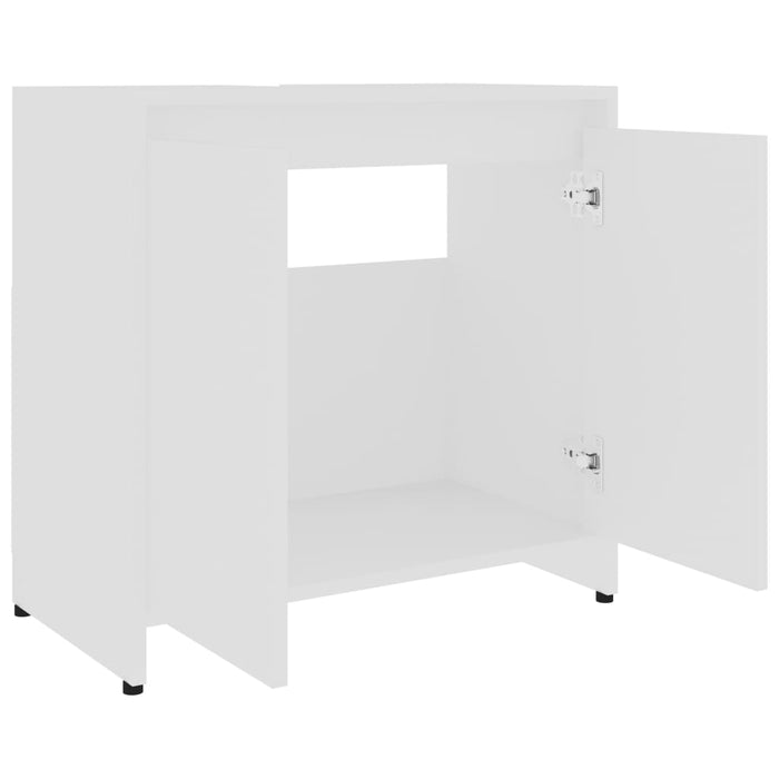 Dulap de baie, alb, 60x33x61 cm, lemn prelucrat - WALTI WALTI