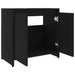 Dulap de baie, negru, 60x33x61 cm, lemn prelucrat - WALTI WALTI
