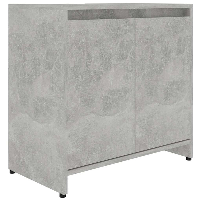 Dulap de baie, gri beton, 60x33x61 cm, lemn prelucrat - WALTI WALTI