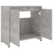 Dulap de baie, gri beton, 60x33x61 cm, lemn prelucrat - WALTI WALTI
