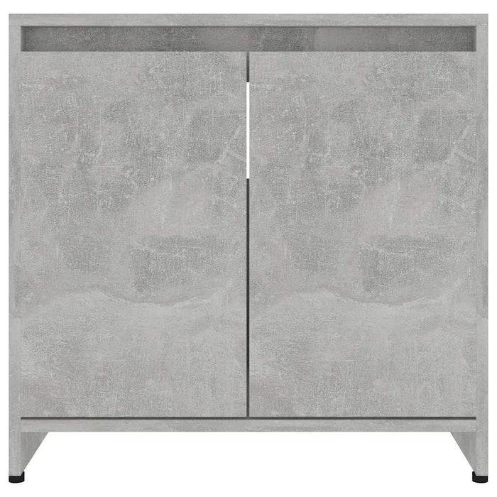 Dulap de baie, gri beton, 60x33x61 cm, lemn prelucrat - WALTI WALTI
